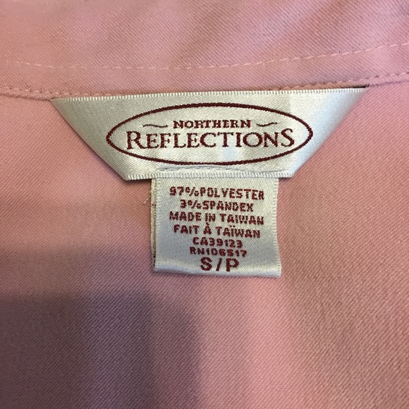 Northern Reflections Woman Embroidered  Long Sleeve Pink Shirt Jacket Sh… - Picture 5 of 6